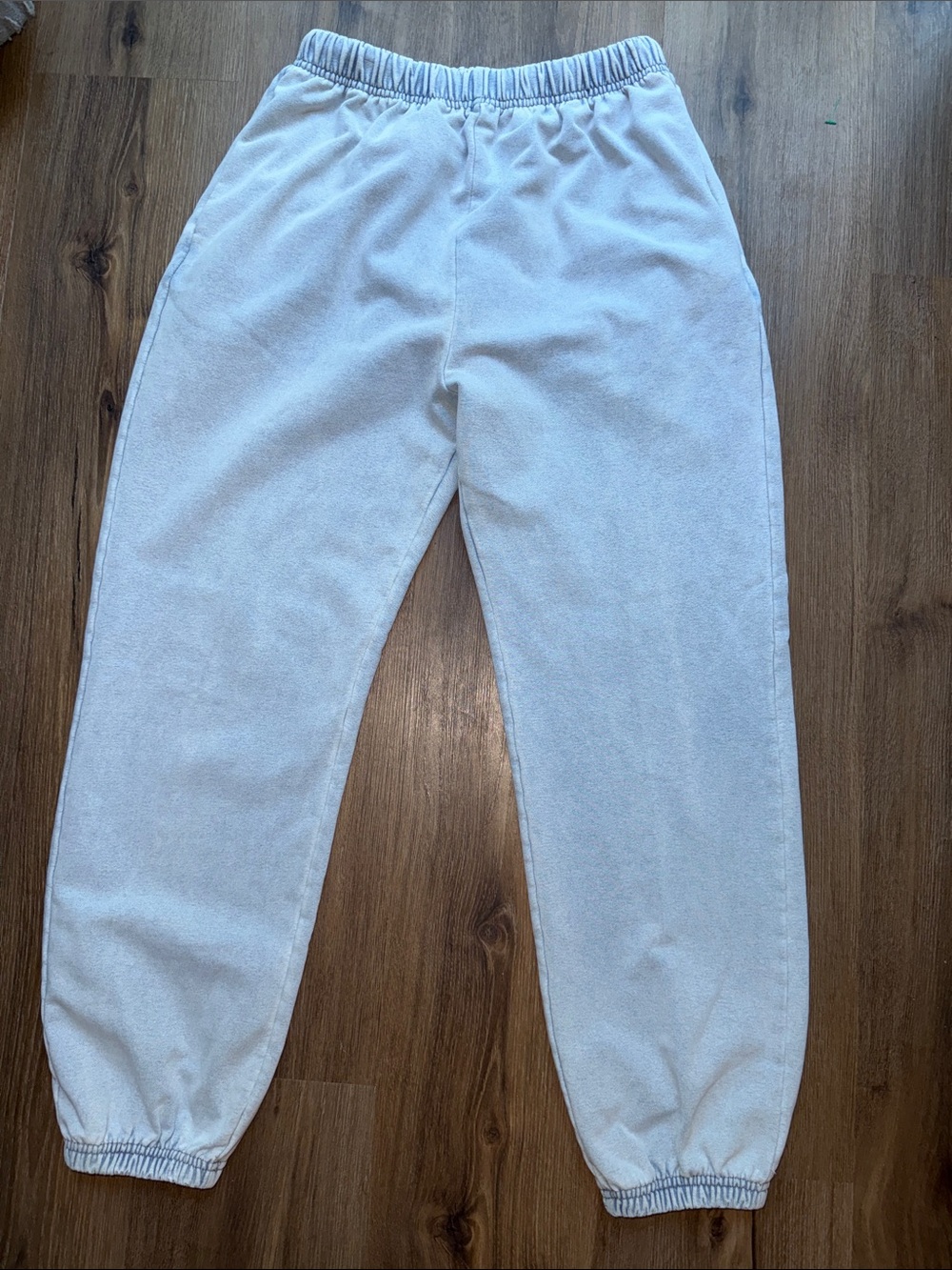 Acid wash “Jean” color Terry Joggers with Elastic Cuffs